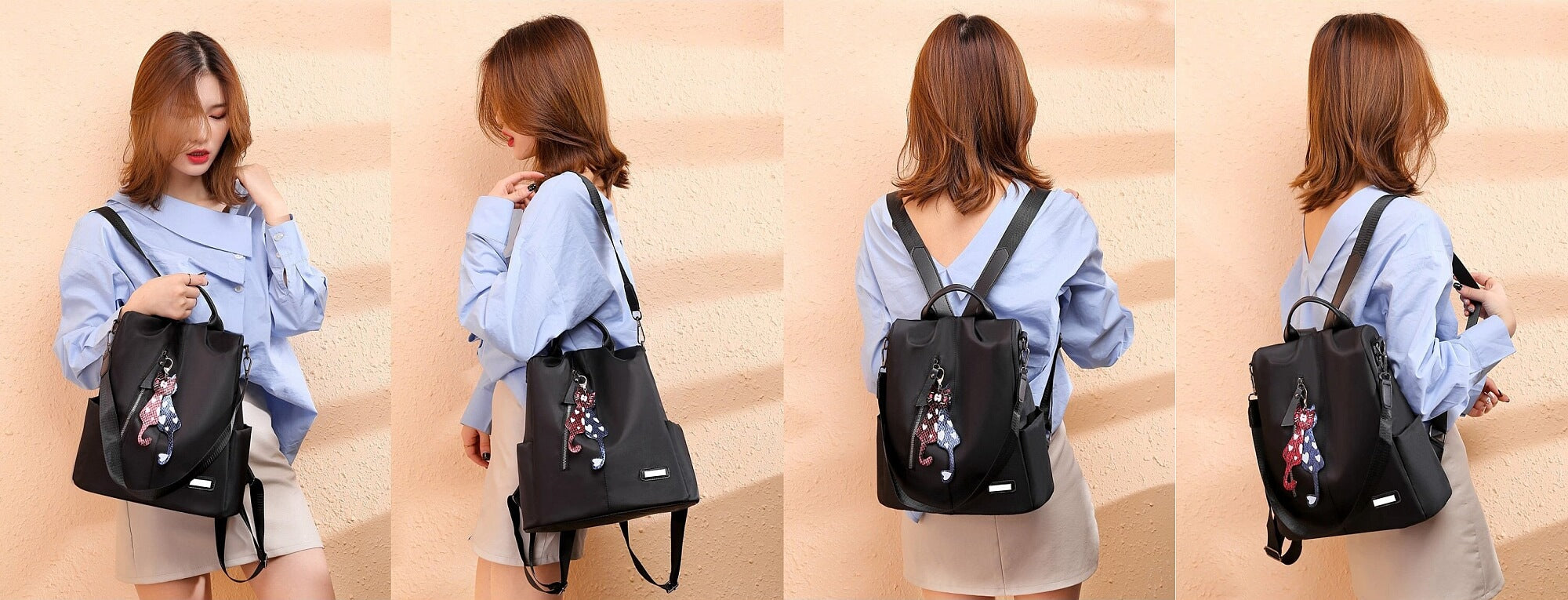 female backpack purse