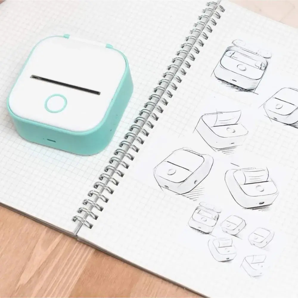 travel-friendly mini printer for notes and labels