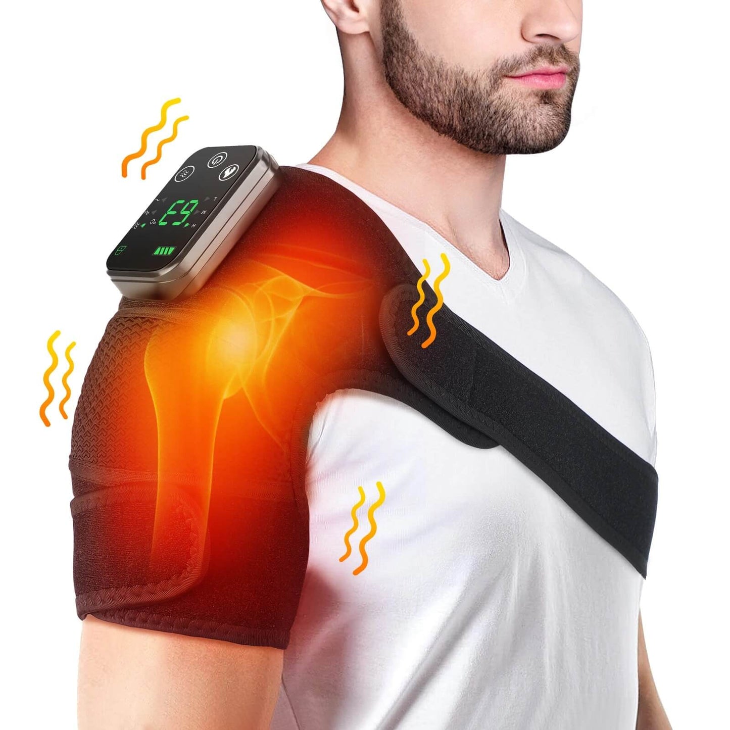 heated shoulder massager