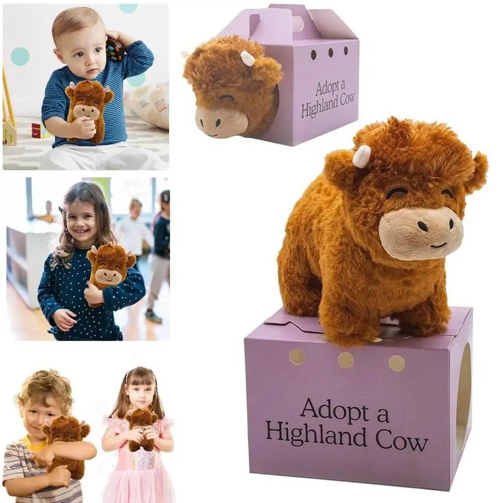 highland cow plushie
