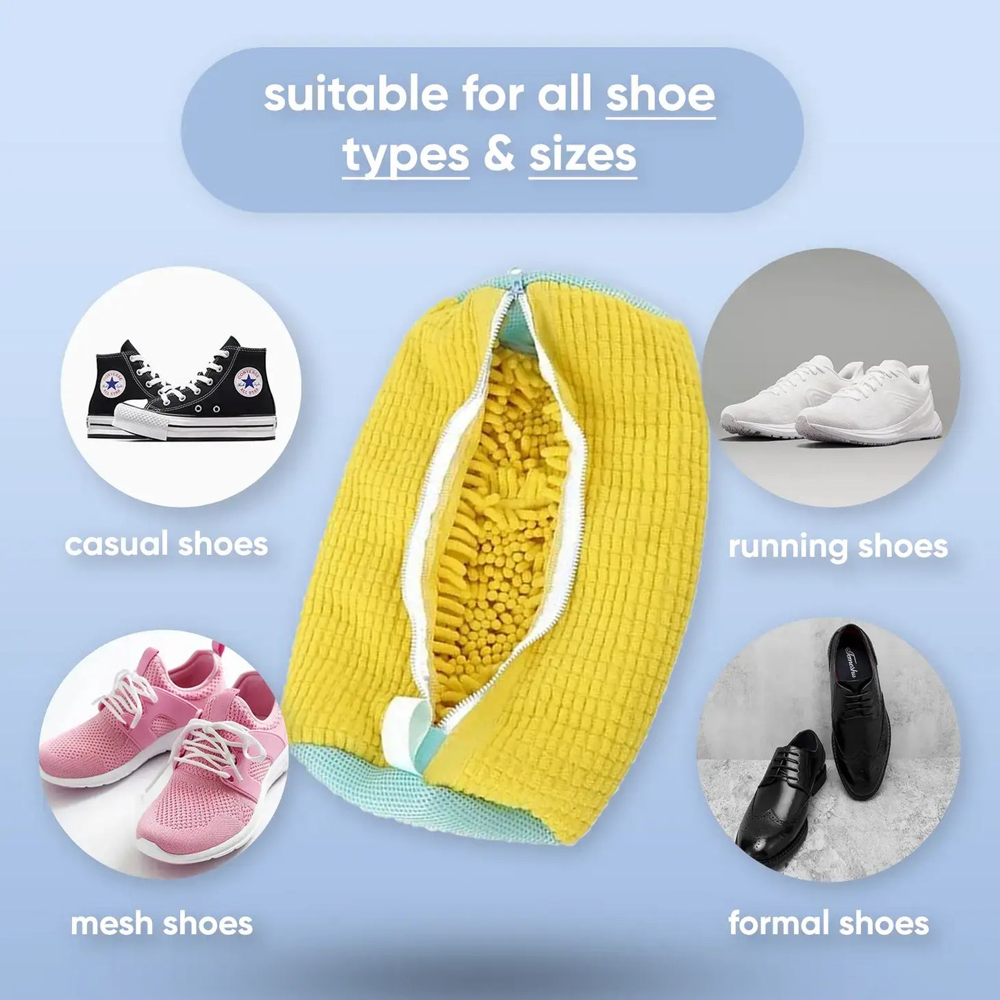 durable sneaker cleaning bag