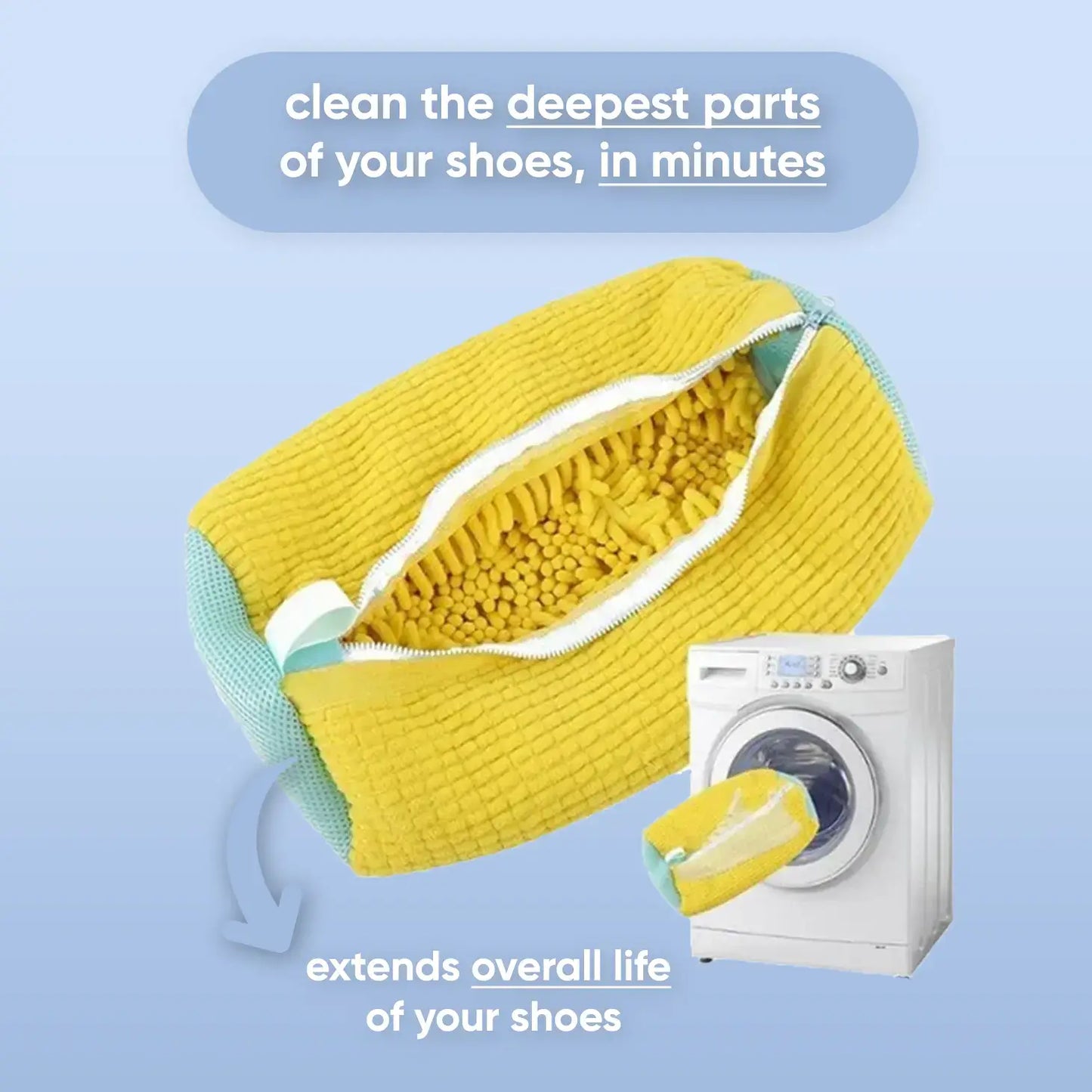 reusable shoe cleaning bag
