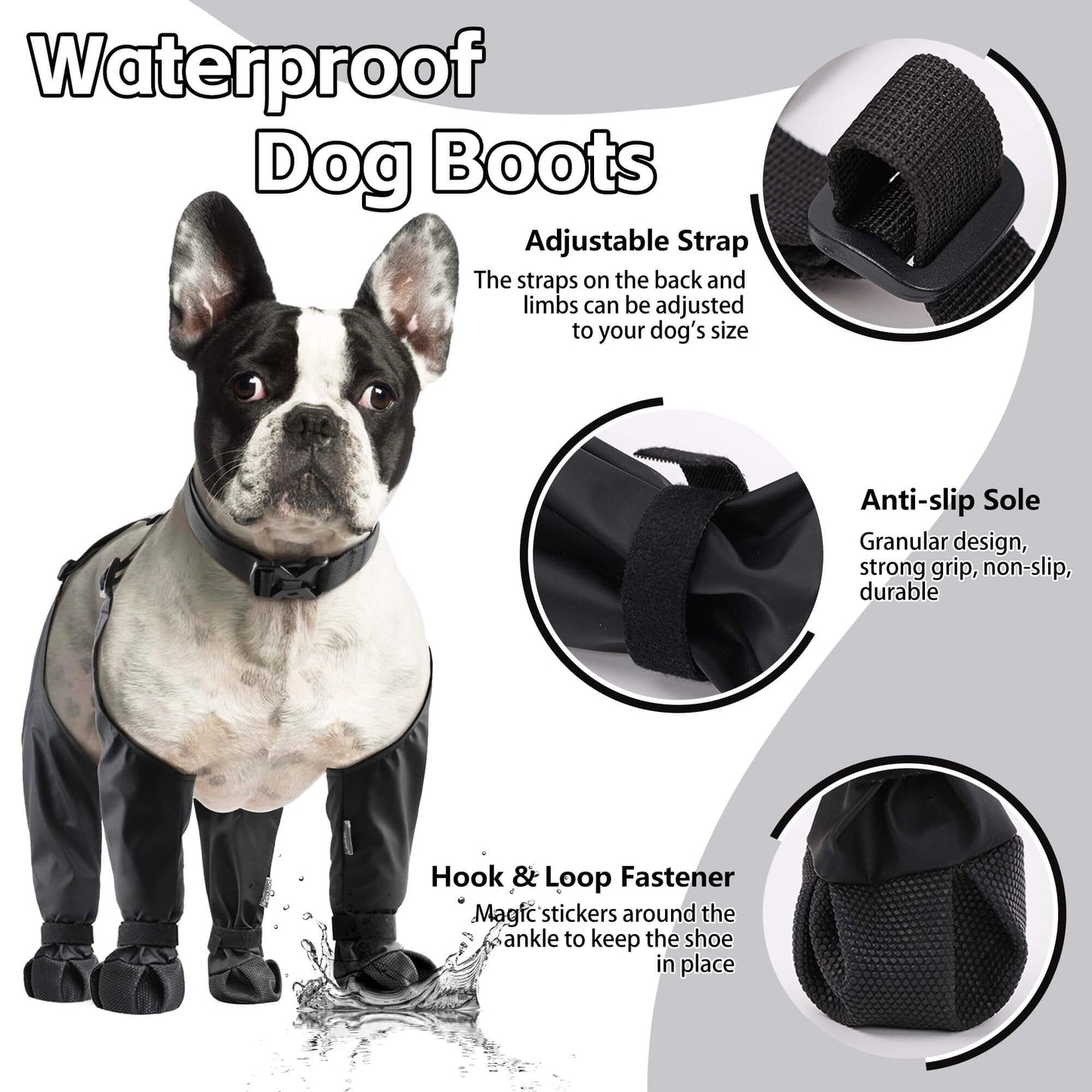 anti slip dog shoes
