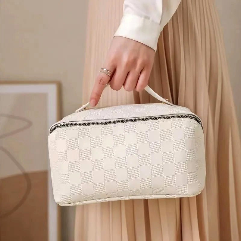 cosmetic bag white