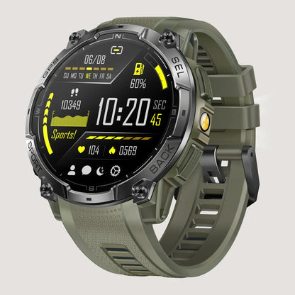 Tough GPS Smartwatch for Men with LED Flashlight