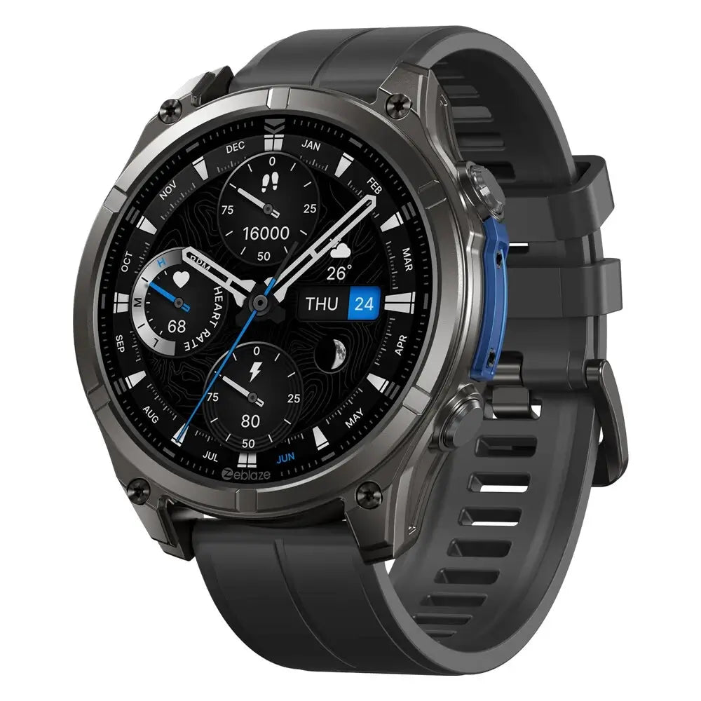 Rugged AMOLED Smartwatch with LED Flashlight