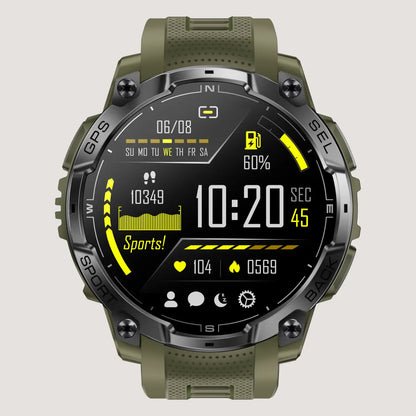 Tough GPS Smartwatch for Men with LED Flashlight
