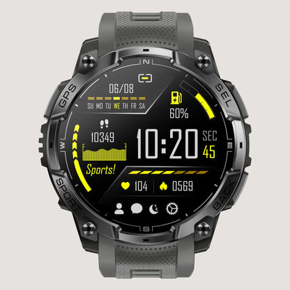 Tough GPS Smartwatch for Men with LED Flashlight