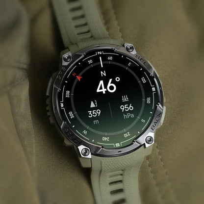 Tough GPS Smartwatch for Men with LED Flashlight