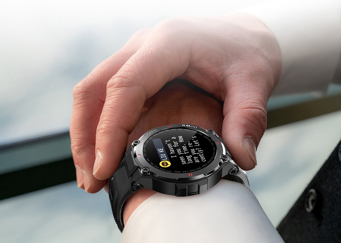 outdoor rugged smartwatch designed for toughness