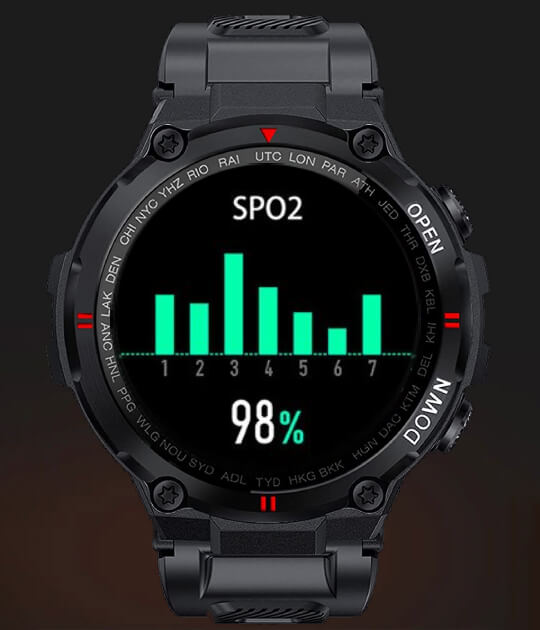 spo2 tracking durable fitness smart watch