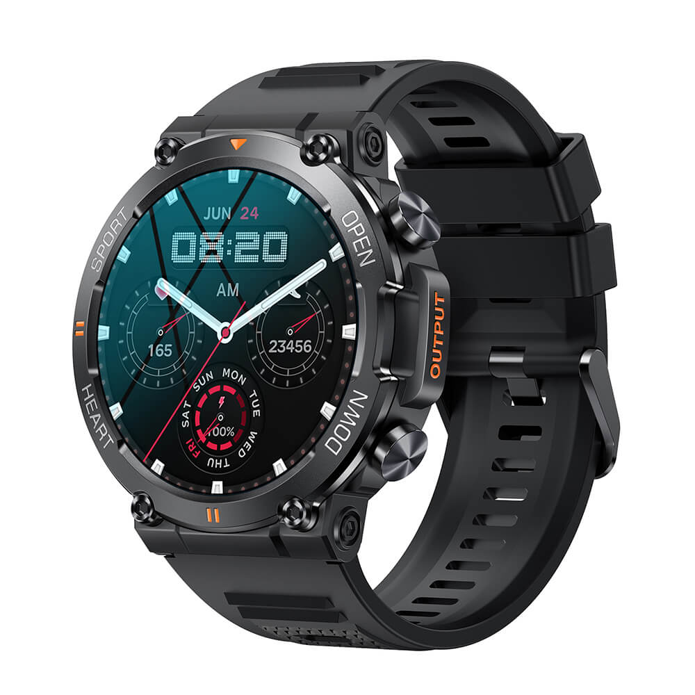 black tough smartwatch