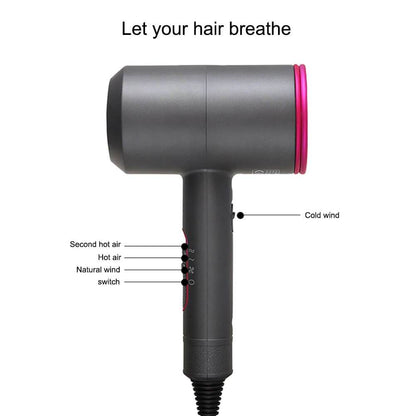 Hair Dryer Blow Dryer Ionic Hair Dryer Hair Blower Professional Hair Dryer Salon Hair Dryer - Factory Mart