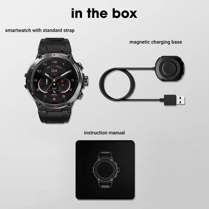 gps fitness tracker smartwatch box contents