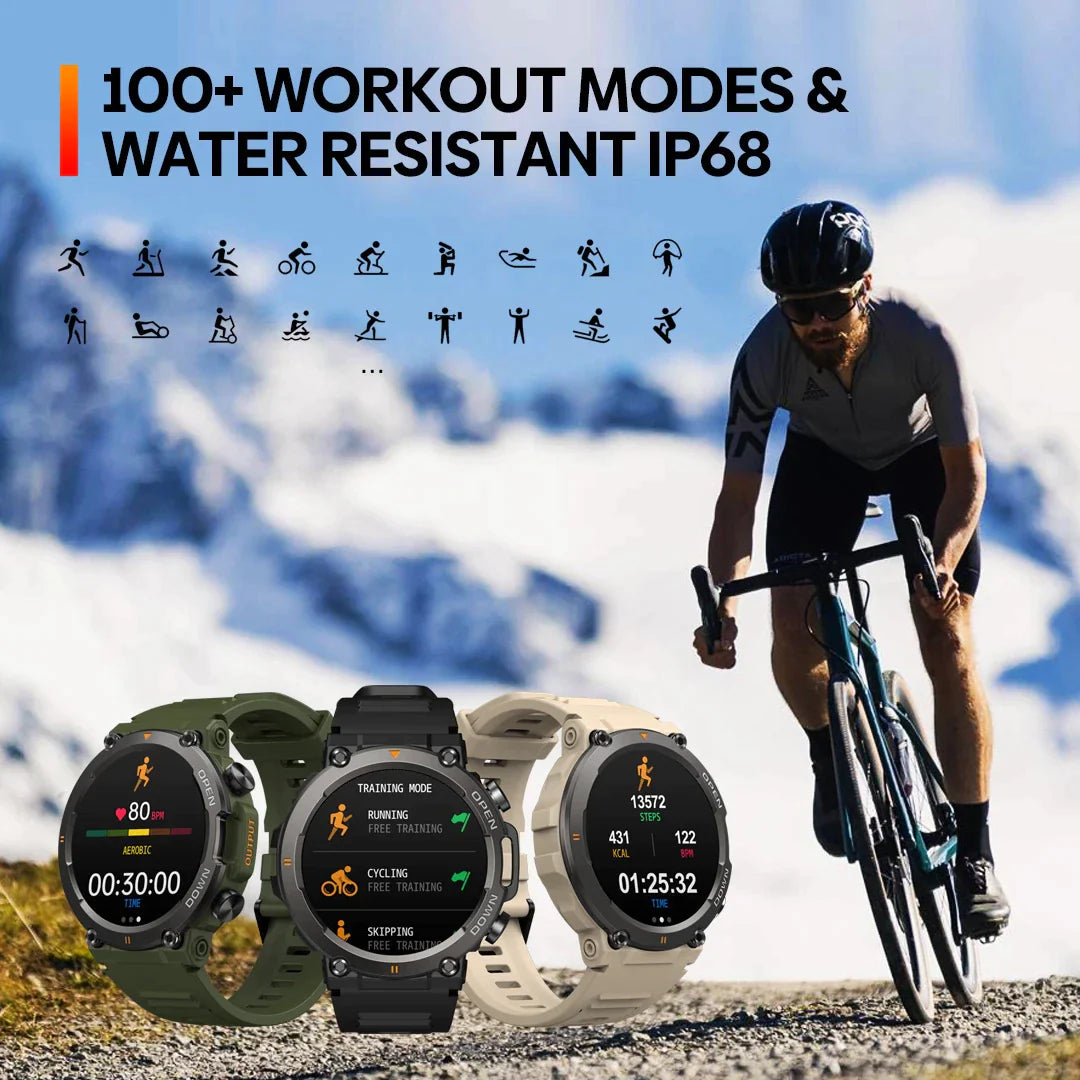 smartwatch with workout modes